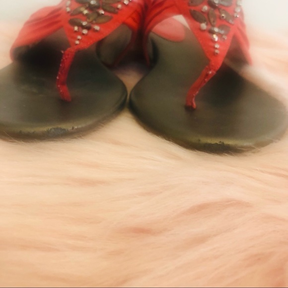 Boho, thong festival sandals Sz 8.5 - Picture 3 of 14